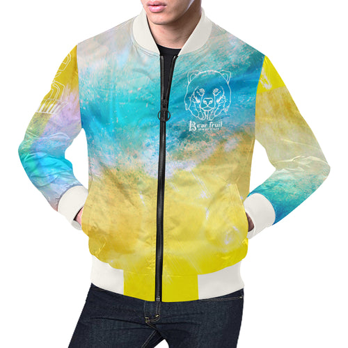 Sunshine Blues Light Bomber Jacket