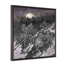 Gathering the Tribe Framed Premium Gallery Wrap Canvas