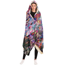 Fireflies and Waterfalls Hooded Blanket