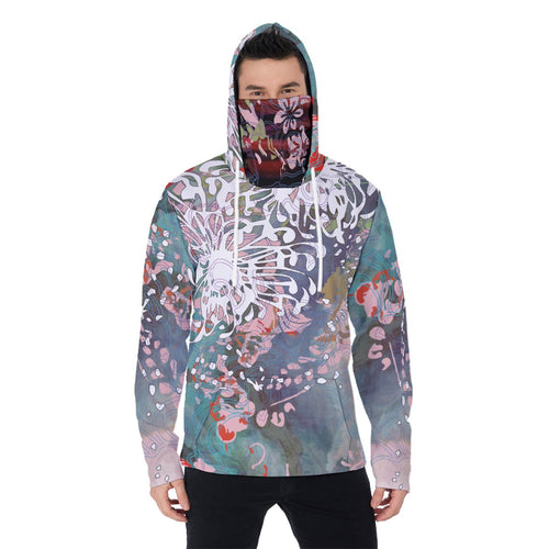 Sailing The Solar Flares Fleece Hoodie With Mask