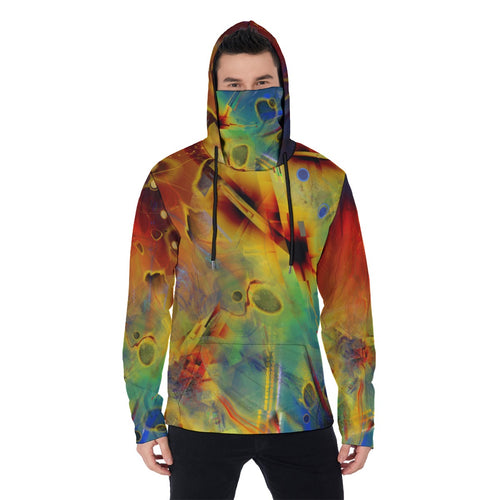 Shot Into the Sun Fleece Hoodie With Mask
