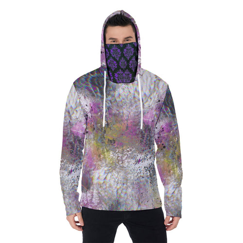 Smokin' Cheshire Fleece Hoodie With Mask