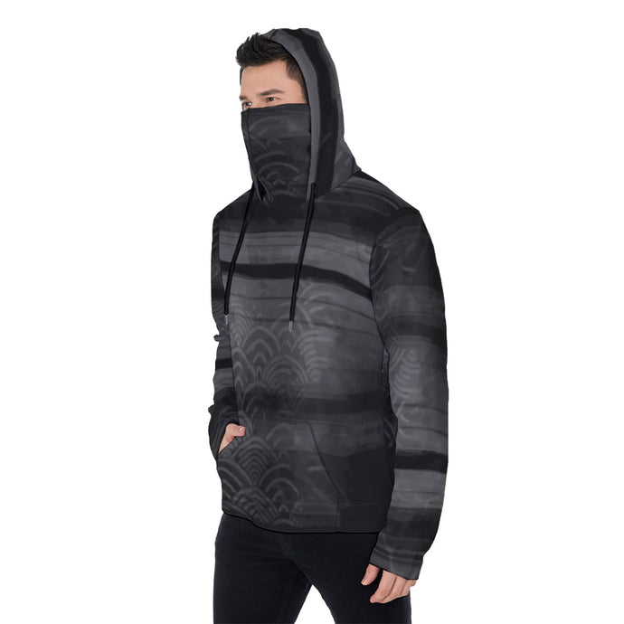 Spectrum Synthesis (Black) Fleece Hoodie With Mask