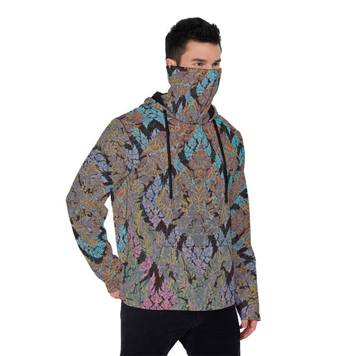 Thai Dye Fleece Hoodie With Mask