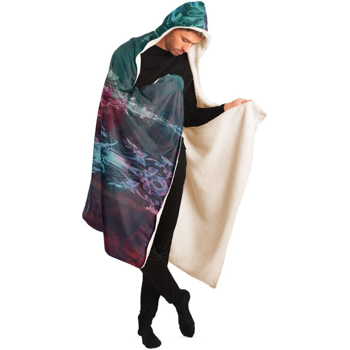Reveries of Velvet  Hooded Blanket
