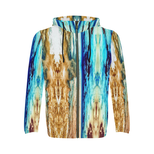 When the Ocean Met the Sun Zip Hoodie