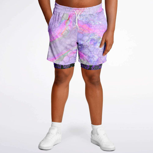 Fuchsia Rift Tactical Shorts