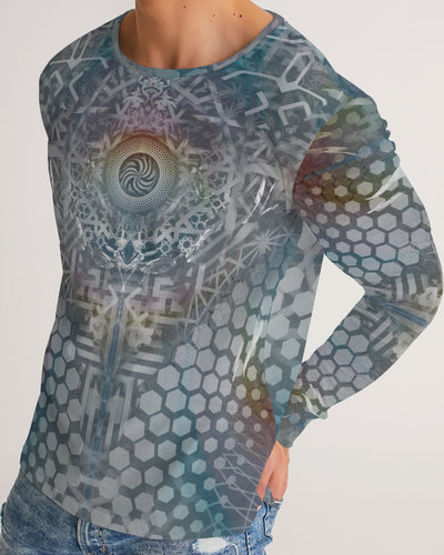 mech Men's All-Over Print Long Sleeve Tee