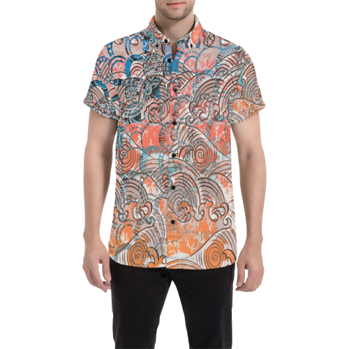 Chroma Repair Short Sleeve Button Up