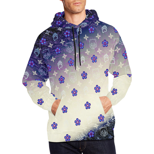 Lewis Towers White Blue Hoodie