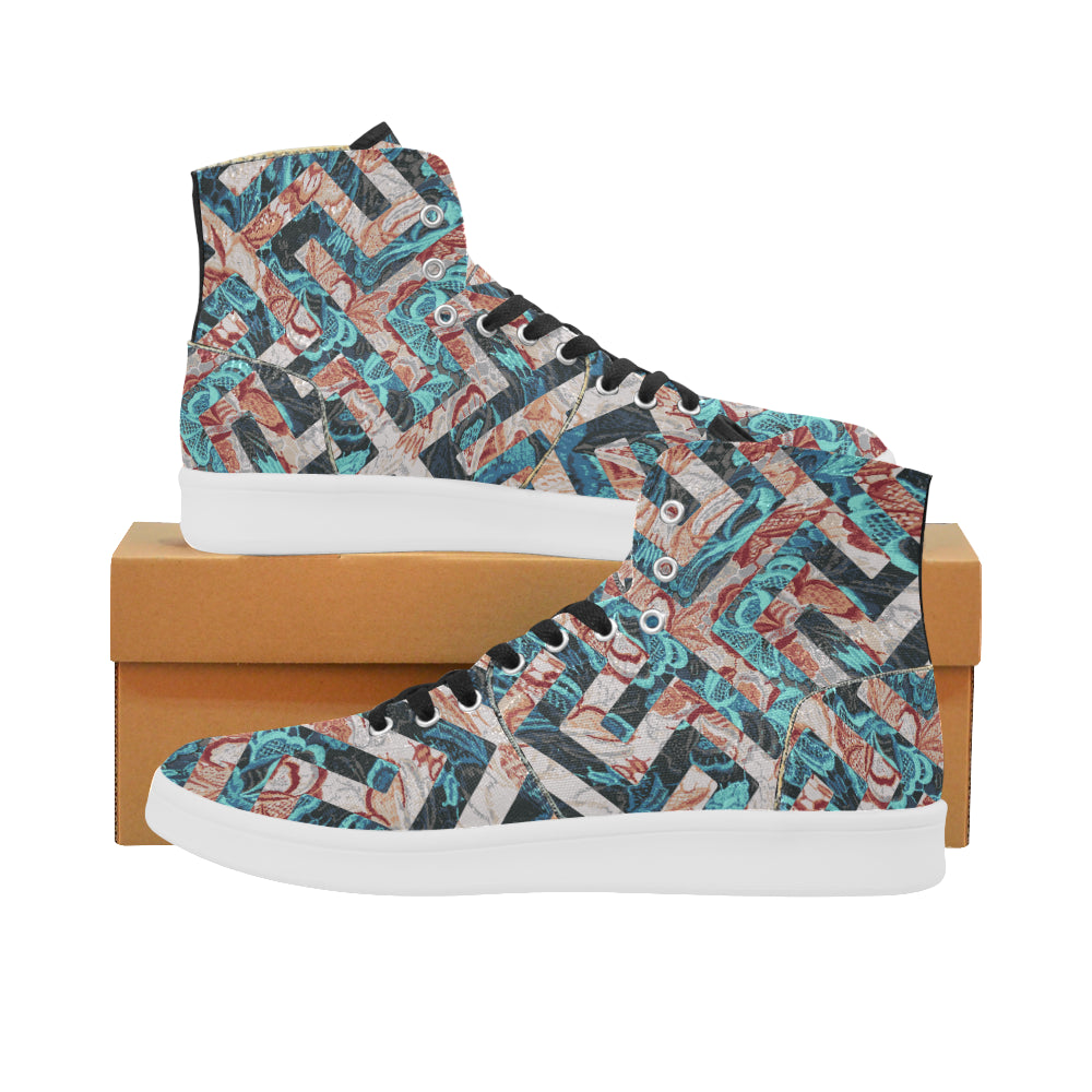 Shadow in a Rose Garden Canvas Sneakers