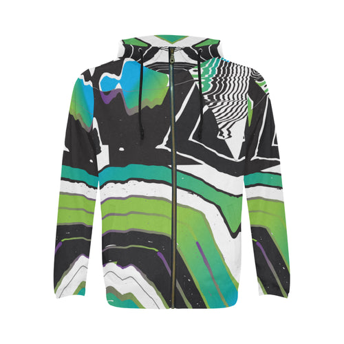 College Art Class Zip Hoodie