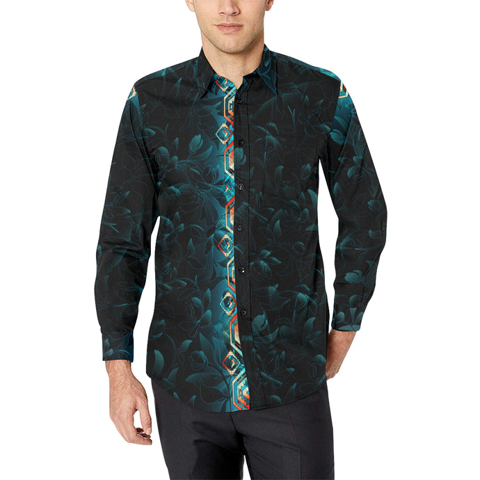 Mountain Mist Code Black Casual Dress Shirt