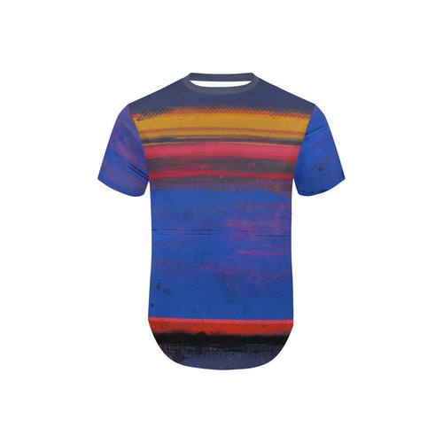 Mornings In New Mexico Curved Hem T-Shirt