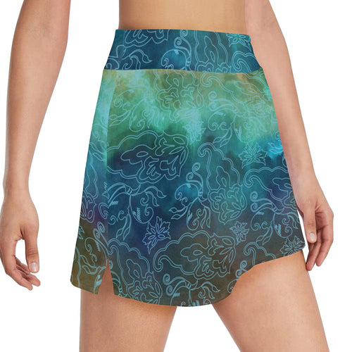 The Buddha Blues Golf Skirt with Pockets
