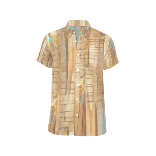 Grain & Glow Short Sleeve Shirt with Chest Pocket