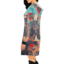 Floral Frenzy Hooded Dress