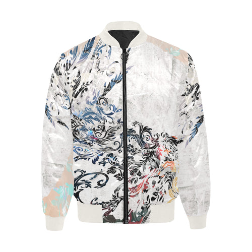 A Foxy Slice Quilted Bomber Jacket