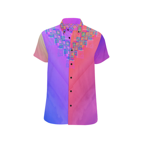 Eye Candy Short Sleeve Button Up