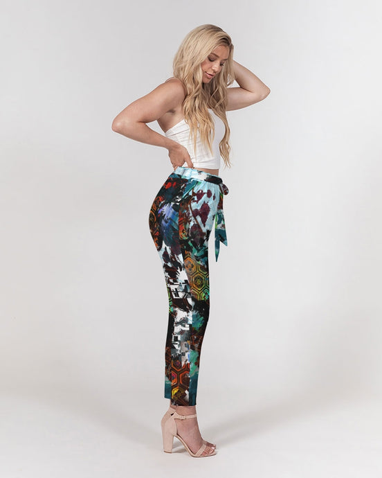 unexpected  Women's Belted Tapered Pants