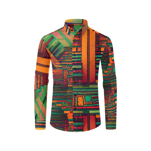 Mayan Mechanics Casual Dress Shirt