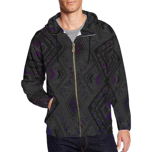 Black Pearl Zip Hoodie