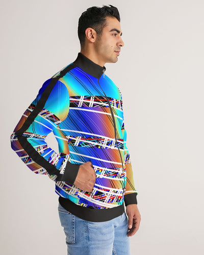 Fruit Stripes Men's Stripe-Sleeve Track Jacket