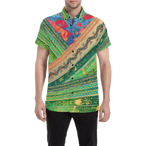 Matcha Short Sleeve Button Up