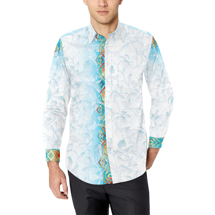 Mountain Mist Code White Casual Dress Shirt
