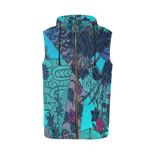 Peninsula Scrap Sleeveless Hoodie