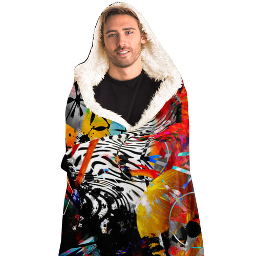 Mysterious Business Hooded Blanket