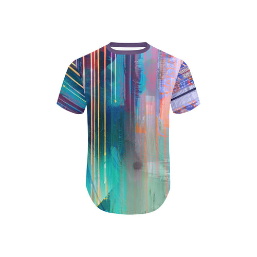 Changing Consistency Curved Hem T-Shirt