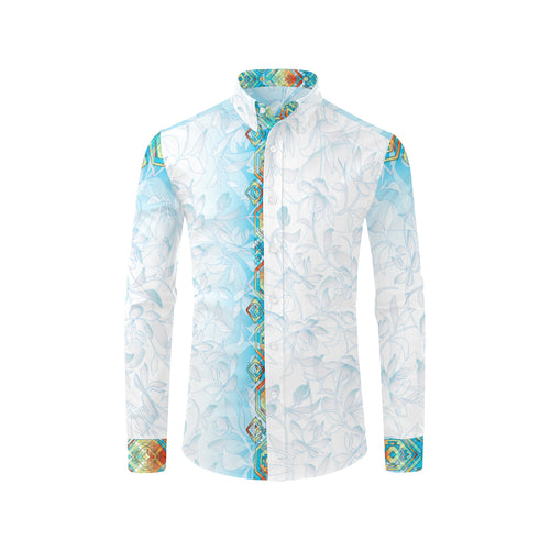 Mountain Mist Code White Casual Dress Shirt