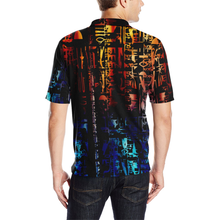 The Language Polo Men's All Over Print Polo Shirt (Model T55)