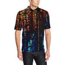 The Language Polo Men's All Over Print Polo Shirt (Model T55)