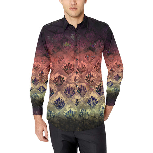 Guilded Lily in Black Casual Dress Shirt