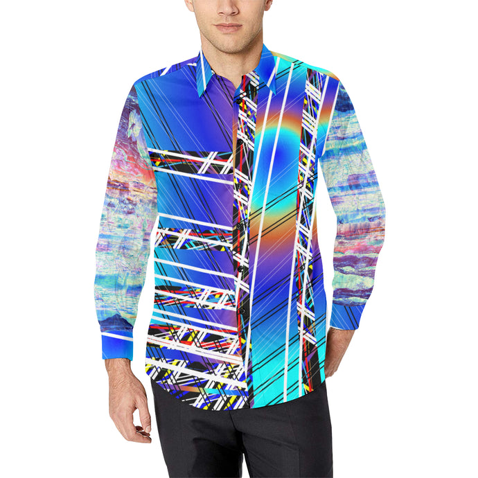 Fruit Stripes Casual Dress Shirt