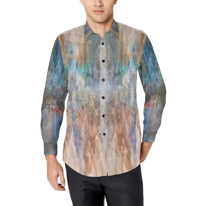 Bamboo Eater in Rainbow Casual Dress Shirt