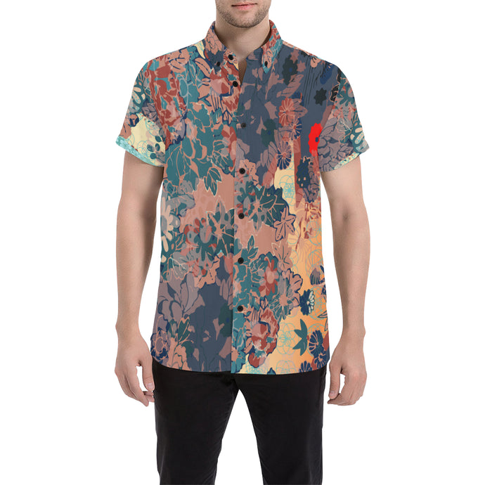 Dusk at Dawn Short Sleeve Button Up