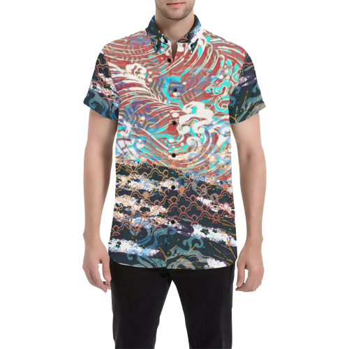 Poetic Totality Short Sleeve Button Up