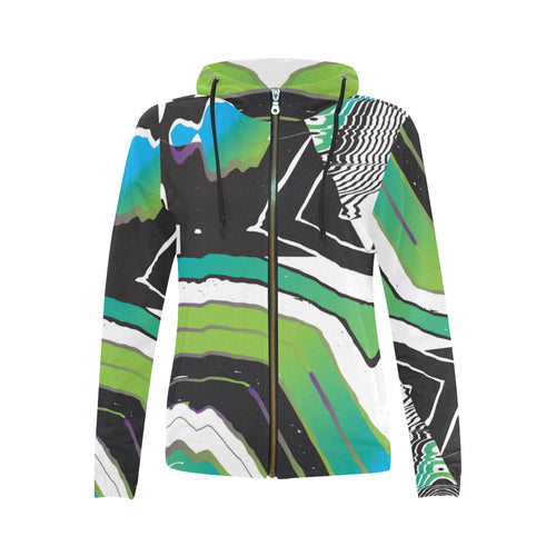 College Art Class Women's Zip Hoodie