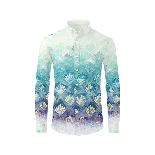 Guilded Lily in White Casual Dress Shirt