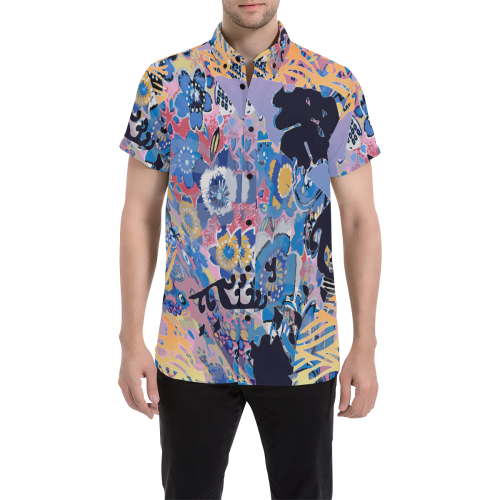 Lost in Translation Short Sleeve Button Up