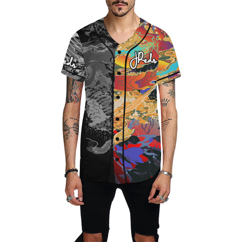 J Reds Cosmic Flow Baseball Jersey