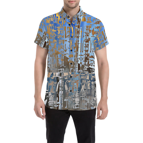 Breaking Purgatory Short Sleeve Button Up