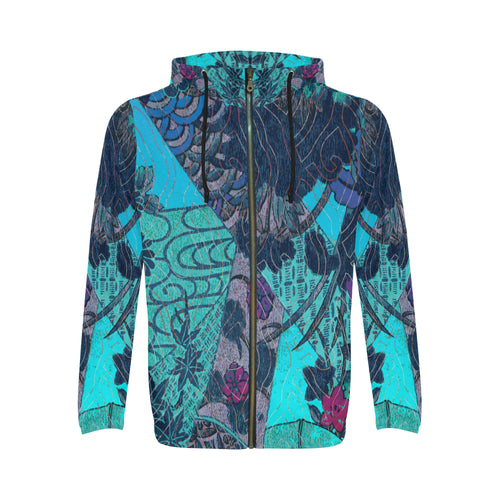 Peninsula Scrap Zip Hoodie