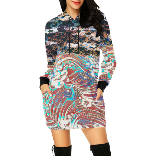 Poetic Totality Hooded Dress