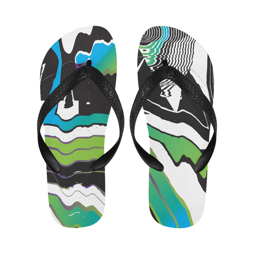 College Art Class Flip Flops