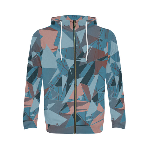 Triangulate Zip Hoodie