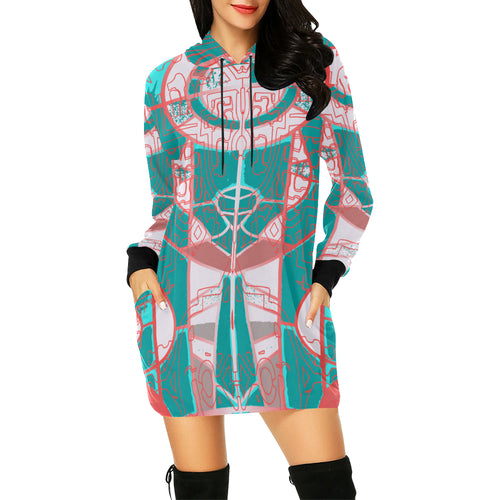 Secret Passageway Hooded Dress